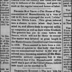 colored men in massachusetts militia